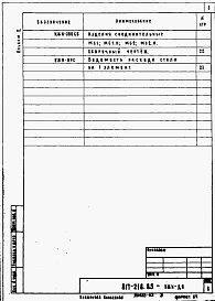 Состав фльбома. Типовой проект 817-218.85Альбом 2 Изделия индустриального изготовления 