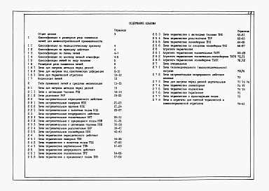 Состав фльбома. Типовой проект 406-09-256Альбом 1 Материалы для проектирования.