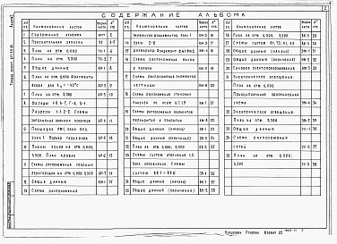 Состав фльбома. Типовой проект 817-211.83Альбом 1 Пояснительная записка. Технология производства. Архитектурные решения. Конструкции железобетонные. Отопление и вентиляция. Внутренние водопровод и канализация. Электротехническая часть. Связь и сигнализация