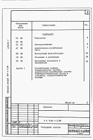 Состав фльбома. Типовой проект 814-1-5.84Альбом 5 Ведомости потребности в материалах