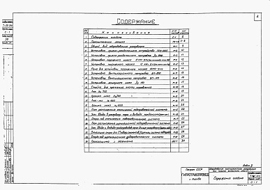 Состав фльбома. Типовой проект 7-02-313Альбом 4 Оборудование