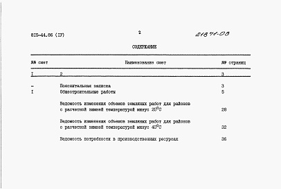 Состав фльбома. Типовой проект 815-44.86Альбом 4 Сметы.      