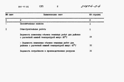 Состав фльбома. Типовой проект 815-47.86Альбом 4 Сметы.      