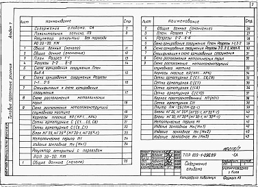 Состав фльбома. Типовой проект 820-1-096.89Альбом 7  Регулятор открытый без переезда РО 20-20 и с переездом РОП 20-20. Пояснительная записка. Конструкции железобетонные     