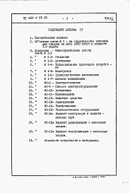 Состав фльбома. Типовой проект 805-3-56.85Альбом 4. Сметы. Ведомости потребности в материалах.     