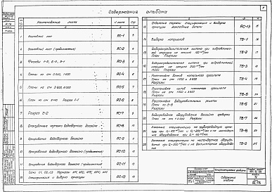 Состав фльбома. Типовой проект 901-6-39Альбом 4 Четырехсекционные градирни