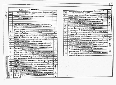 Состав фльбома. Типовой проект 407-03-533.89Альбом 3  Планы строительных конструкций   