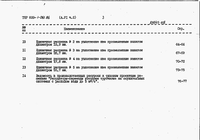 Состав фльбома. Типовой проект 820-1-061.86Альбом 6  Сметные расчеты. Части 1-5    