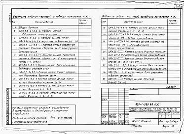 Состав фльбома. Типовой проект 820-1-088.88Альбом 2  Конструкции железобетонные     