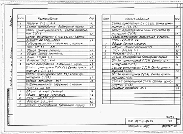 Состав фльбома. Типовой проект 820-1-094.89Альбом 1  Гидрометрические сооружения с порогом . Пояснительная записка Конструкции  железобетонные     