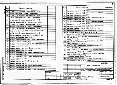 Состав фльбома. Типовой проект 820-4-035.89Альбом 2 Конструкции железобетонные.     