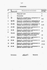 Состав фльбома. Типовой проект 506-137.85Альбом 7 Ведомости потребности в материалах