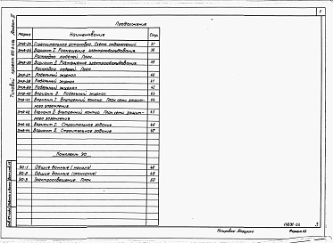 Состав фльбома. Типовой проект 820-9-5.84Альбом 3 Электрооборудование и автоматизация.     