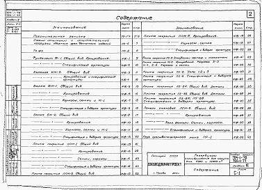 Состав фльбома. Типовой проект 704-1-77Альбом 3 Сборные железобетонные изделия