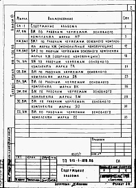 Состав фльбома. Типовой проект 816-1-102.86Альбом 7 Ведомости потребности в материалах