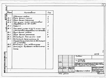 Состав фльбома. Типовой проект 816-1-103.86Альбом 11 Проектная документация по переводу подвала вспомогательных помещений на режим ПРУ