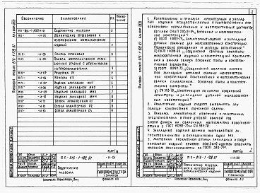 Состав фльбома. Типовой проект 816-1-109.87Альбом 18 Изделия заводского изготовления 