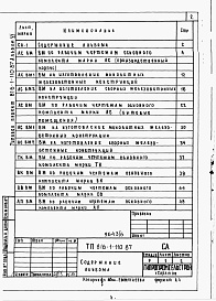 Состав фльбома. Типовой проект 816-1-110.87Альбом 6 Ведомости потребности в материалах