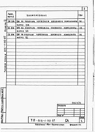 Состав фльбома. Типовой проект 816-1-110.87Альбом 6 Ведомости потребности в материалах