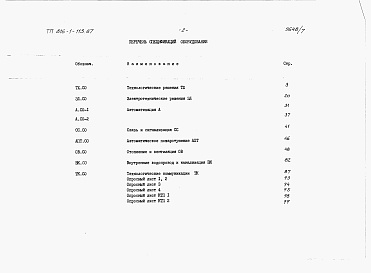 Состав фльбома. Типовой проект 816-1-113.87Альбом 7 Спецификации оборудования