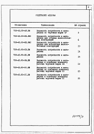 Состав фльбома. Типовой проект 708-43.89Альбом 9 Ведомости потребности в материалах.          