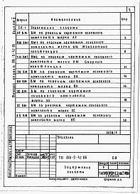 Состав фльбома. Типовой проект 816-9-42.86Альбом 5 Ведомости потребности в материалах