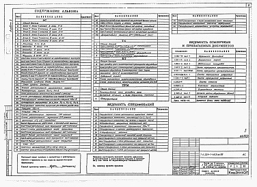 Состав фльбома. Типовой проект 224-1-453пв.85Альбом 2 Архитектурно-строительные и технологические чертежи.     