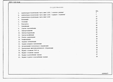 Состав фльбома. Типовой проект 224-1-701.13.91Альбом 6 Ведомость потребности в материалах.     