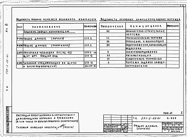 Состав фльбома. Типовой проект 231-2-25-61Альбом 4 Задание заводу-изготовителю