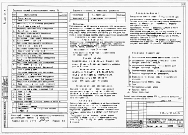 Состав фльбома. Типовой проект 232-1-138.86Альбом 1 Часть 3 Технологические чертежи     