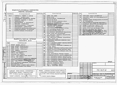 Состав фльбома. Типовой проект 232-1-152.1п.87Альбом 1 Часть 1 Материалы привязки и чертежи нулевого цикла для строительства на просадочных грунтах П типа. Часть 2 Материалы привязки и чертежи нулевого цикла для строительства на подрабатываемых территориях      