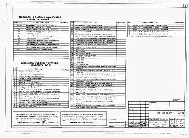 Состав фльбома. Типовой проект 232-1-152.1п.87Альбом 1 Часть 1 Материалы привязки и чертежи нулевого цикла для строительства на просадочных грунтах П типа. Часть 2 Материалы привязки и чертежи нулевого цикла для строительства на подрабатываемых территориях      