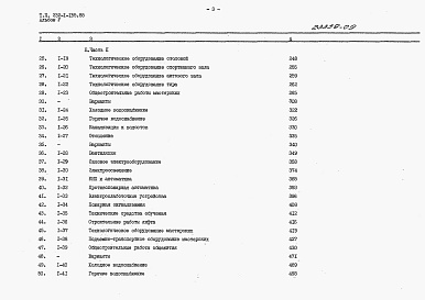 Состав фльбома. Типовой проект 232-1-155.88Альбом 5 Сметы. Часть 1