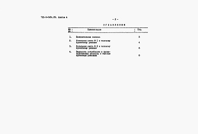 Состав фльбома. Типовой проект 705-5-049с.89Альбом 4 Сметы