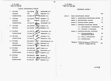 Состав фльбома. Типовой проект 254-01-155.89Альбом 5 Инженерно-технические мероприятия защитного сооружения. Часть 1 Общая пояснительная записка 