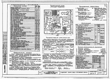 Состав фльбома. Типовой проект 254-3-14Альбом 0 Материалы для привязки и чертежи нулевого цикла