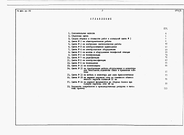 Состав фльбома. Типовой проект 264-20-59Альбом 3 Сметы.     