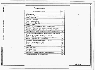 Состав фльбома. Типовой проект 413-1-41.86Альбом 2 Строительные чертежи. Строительные изделия. Ведомости потребности в материалах. Спецификации оборудования.     