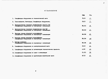 Состав фльбома. Типовой проект 413-1-48.87Альбом 5 Спецификации оборудования.     