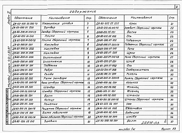 Состав фльбома. Типовой проект 413-1-54.87Альбом 3 Затвор. Рыбозаградительные решетки с подъемником      