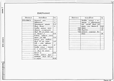 Состав фльбома. Типовой проект 704-1-0196.86Альбом 1 Пояснительная записка. Рабочие чертежи