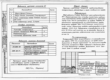 Состав фльбома. Типовой проект 145-000-156Альбом 1 Архитетктурно-строительные, санитарно-технические и электротехнические чертежи