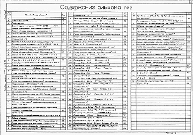 Состав фльбома. Типовой проект 411-1-158.89Альбом 2  Архитектурные решения. Конструкции железобетонные. Конструкции металлические.      