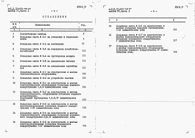 Состав фльбома. Типовой проект А-II,III,IV-600-406.87Альбом 6 Сметы. Часть 2 Локальные сметы