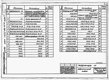 Состав фльбома. Типовой проект А-II,III,IV-600-467.90Альбом 5 Строительные конструкции и изделия     