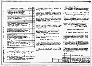 Состав фльбома. Типовой проект А-II,III,IV-900-404.87Альбом 3 Электроснабжение.  Электрическое освещение. Силовое электрооборудование. Автоматизация. Связь и сигнализация    