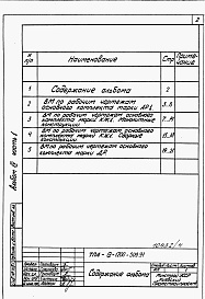 Состав фльбома. Типовой проект А-IV-1200-509.91Альбом 4 Ведомости потребности в материалах. Часть 1