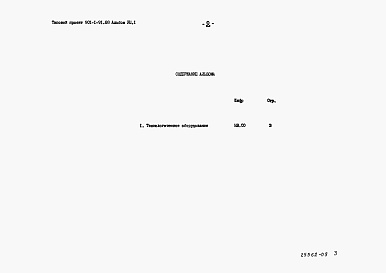 Состав фльбома. Типовой проект 901-1-91.88Альбом 8 Часть 1 Спецификации оборудования     