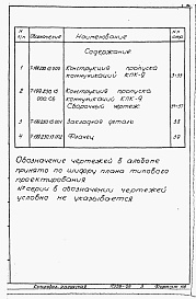 Состав фльбома. Серия 03.005-5 КонструкцииАльбом 2-8 Конструкция и пропуска коммуникаций КПК-9