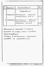 Состав фльбома. Серия 03.005-5 КонструкцииАльбом 2-9 Конструкция и пропуска коммуникаций КПК-10. Рабочие чертежи